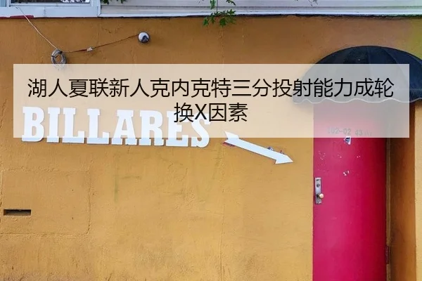 湖人夏联新人克内克特三分投射能力成轮换X因素