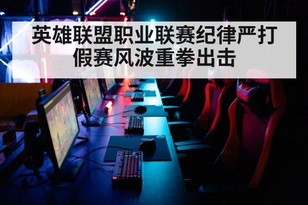 英雄联盟职业联赛纪律严打假赛风波重拳出击