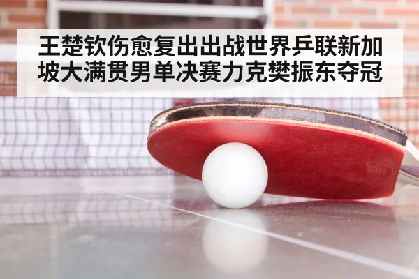 王楚钦伤愈复出出战世界乒联新加坡大满贯男单决赛力克樊振东夺冠